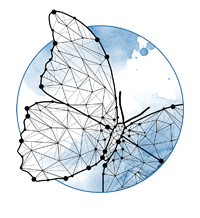 Icon Schmetterling Symbolbild für 3D